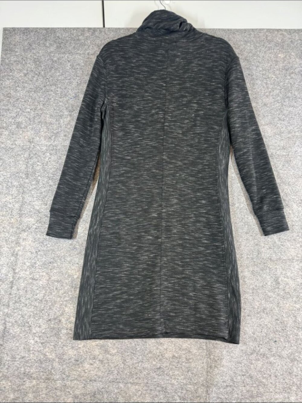 Prana Women’s Heathered Grey Sweatshirt Dress Travel Active Outdoors Small - Picture 12 of 15